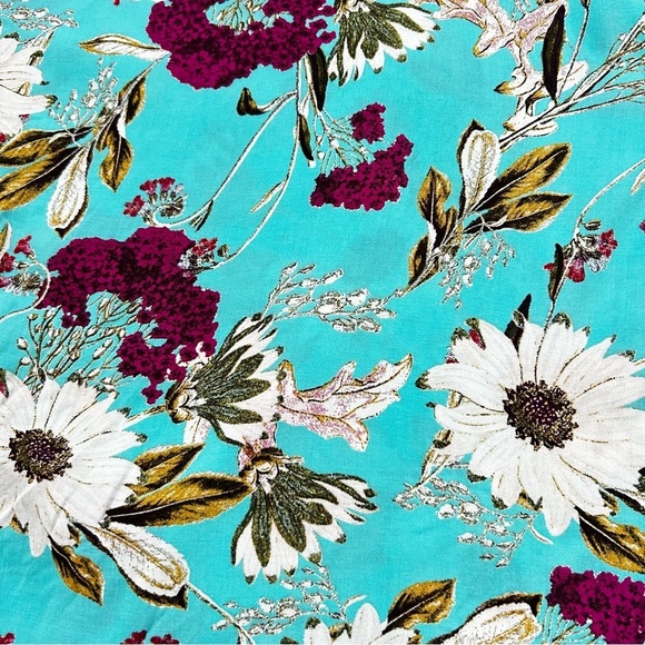 Victorias Secret Floral Kimono Open Front Cardigan Size XS/SM Bohemian Coverup - Picture 10 of 10